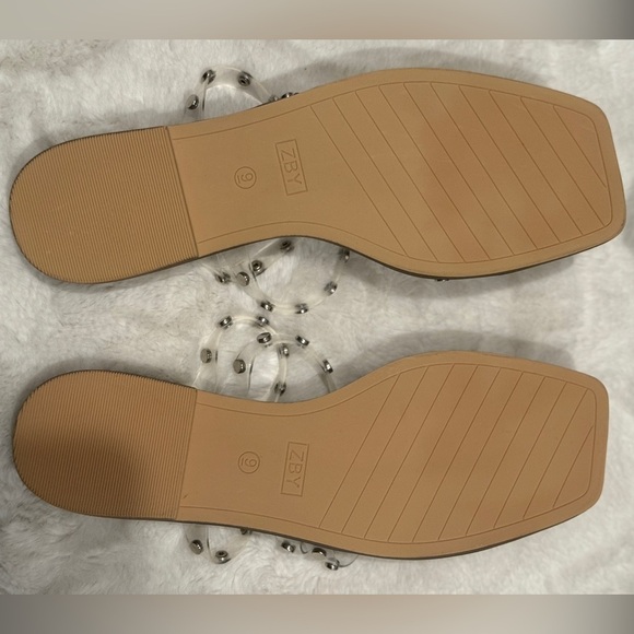 NEW Chic Snakeskin Women's Sandals with Clear Straps - Picture 6 of 6